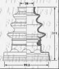 FIRST LINE FCB6179 Bellow, driveshaft